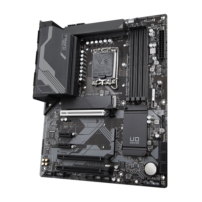 GIGABYTE Z790 UD AX Intel Z790 Chipset (Socket 1700) ATX Motherboard, Intel Z790, S 1700, DDR5, PCIe 5.0, SATA3, 3x M.2, 2.5GbE, WiFi 6E/BT, USB 3.2 Gen 2x2, ATX-Motherboards-Gigante Computers