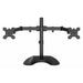 GameMax Dual Monitor Arm Stand LCD Desk Mount Freestanding For Two 13 Inch To 27 Inch Monitors, VESA Dimensions Of 75x75 mm or 100x100 mm, 180 Degrees Swivel, Black-Accessories-Gigante Computers