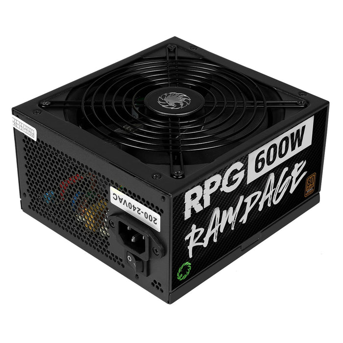 GameMax RPG Rampage 600W 140mm Ultra Silent Fan 80 PLUS Bronze PSU-PSUs-Gigante Computers