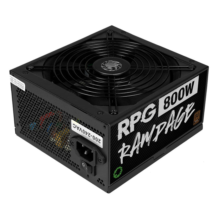 GameMax RPG Rampage 800W 140mm Ultra Silent Fan 80 PLUS Bronze PSU-PSUs-Gigante Computers