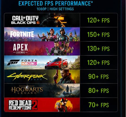 Gaming PC - AMD Ryzen 5 5600 16GB 1TB SSD RTX 5060 8GB WiFi 6E Windows 11