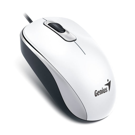 Genius DX-110 White USB Full Size Optical Mouse-Mice-Gigante Computers