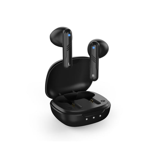 Genius HS-M905BT TWS True Wireless Earbuds, Bluetooth 5.3 Connectivity, Automatic Pairing and Touch Control Feature with Wireless Charging Case, Android, IOS and Windows Compatible, Black-Speakers-Gigante Computers