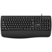 Genius KB-123 Wired AI Copilot Business Keyboard with Palm Rest, USB Plug and Play, Multimedia Function Keys, Full Size UK Layout Design for Home or Office, Black-Keyboard-Gigante Computers