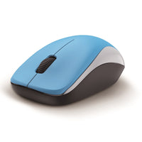 Genius NX-7000 Wireless Mouse, 2.4 GHz with USB Pico Receiver, Adjustable DPI levels up to 1200 DPI, 3 Button with Scroll Wheel, Ambidextrous Design, Blue-Mice-Gigante Computers