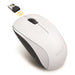 Genius NX-7000 Wireless Mouse, 2.4 GHz with USB Pico Receiver, Adjustable DPI levels up to 1200 DPI, 3 Button with Scroll Wheel, Ambidextrous Design, White-Mice-Gigante Computers