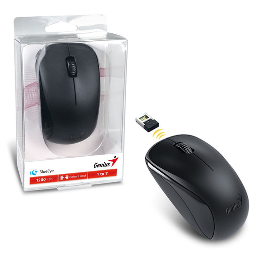 Genius NX-7000 Wireless Mouse Black-Mice-Gigante Computers