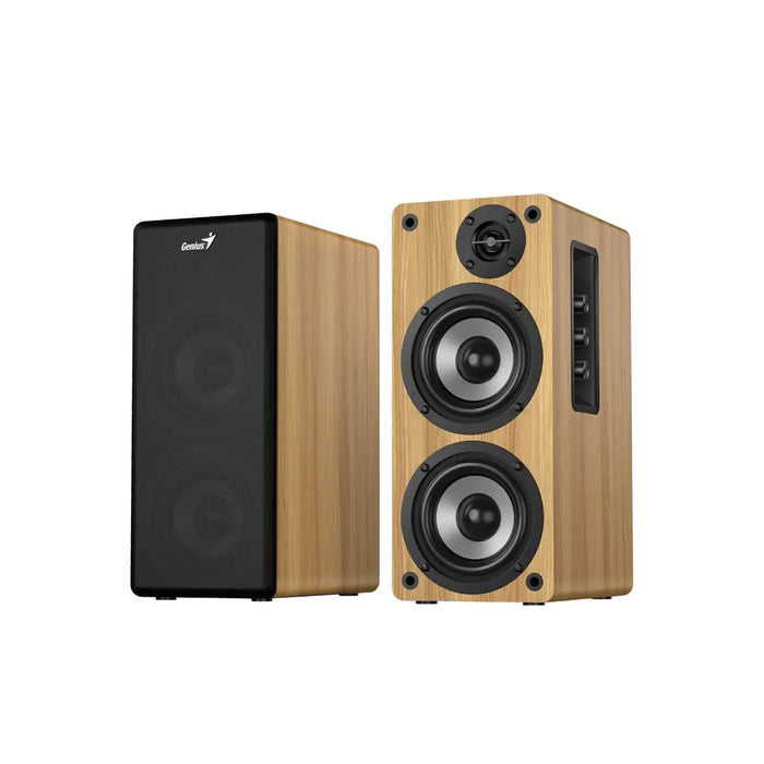 Genius SP-HF1220BT 45-Watt Bluetooth Wood Speakers, Bluetooth, 3.5mm-Speakers-Gigante Computers
