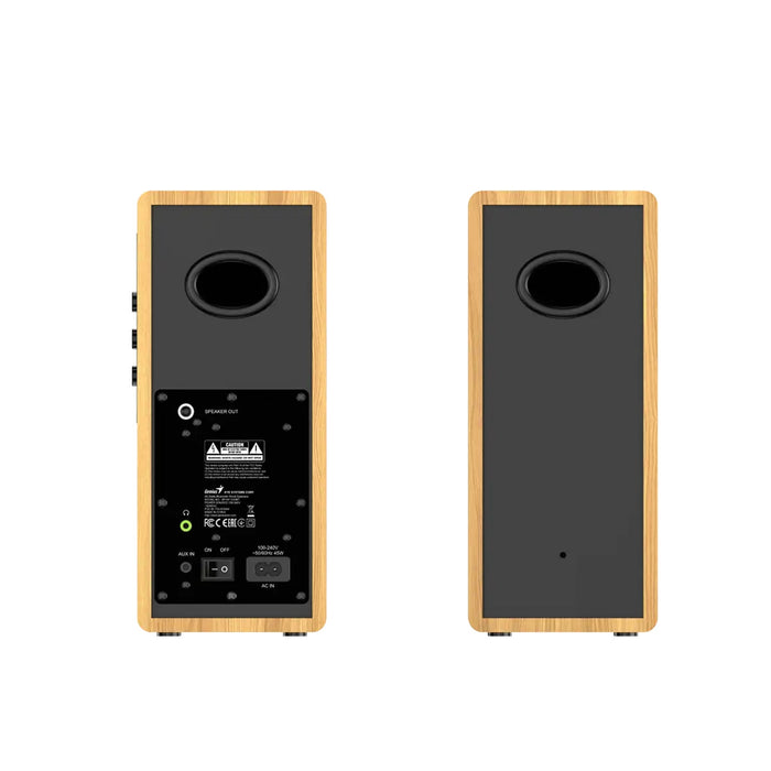 Genius SP-HF1220BT 45-Watt Bluetooth Wood Speakers, Bluetooth, 3.5mm-Speakers-Gigante Computers