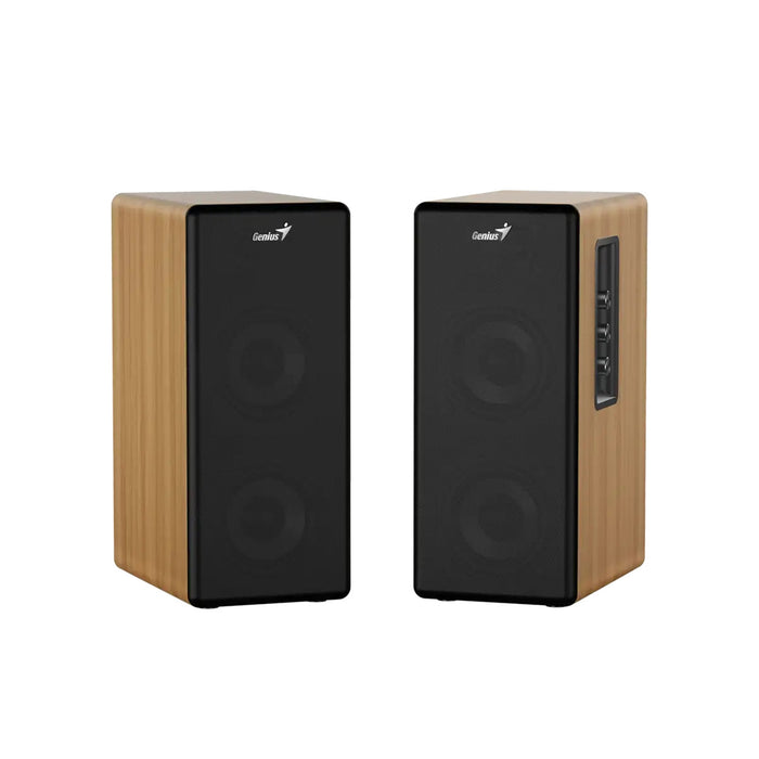 Genius SP-HF1220BT 45-Watt Bluetooth Wood Speakers, Bluetooth, 3.5mm-Speakers-Gigante Computers