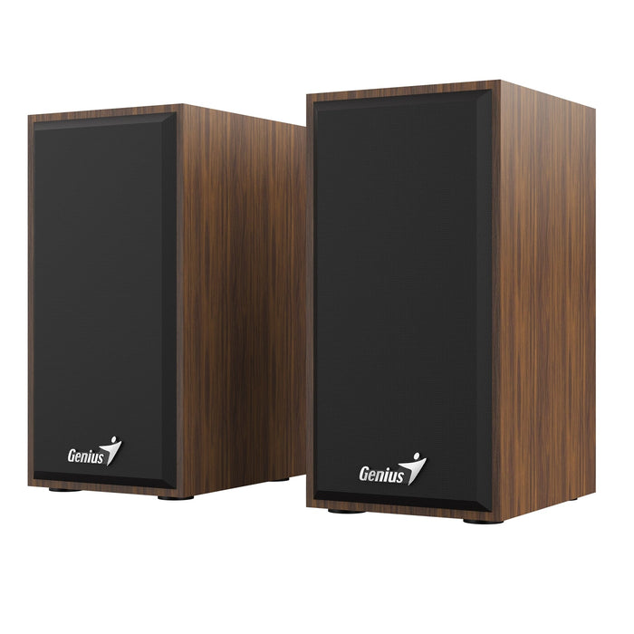 Genius SP-HF180 Wooden Stereo Speakers-Speakers-Gigante Computers
