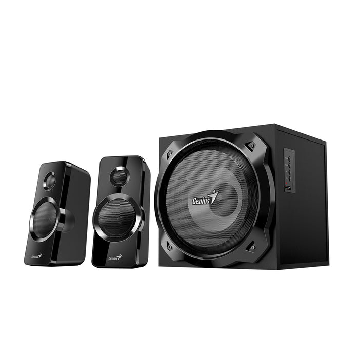 Genius SW-2.1 1850BT, 50W RMS, Bluetooth 5.3, Subwoofer, Gaming and Entertainment Speaker System-Speakers-Gigante Computers