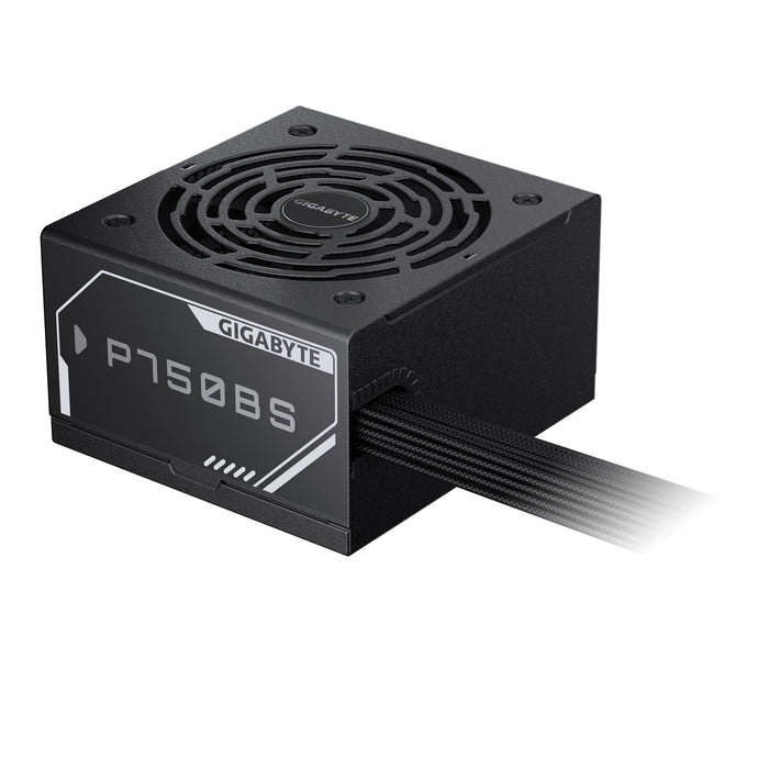 Gigabyte 750W 80+ Bronze Certified Power Supply, Silent 120mm FDB Fan, Soft-Textured Cables, Single +12V Rail, Advanced Protection, 3-Year Warranty-Power Supplies-Gigante Computers