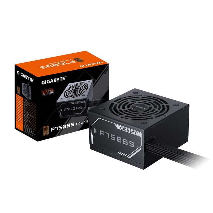 Gigabyte 750W 80+ Bronze Certified Power Supply, Silent 120mm FDB Fan, Soft-Textured Cables, Single +12V Rail, Advanced Protection, 3-Year Warranty-Power Supplies-Gigante Computers