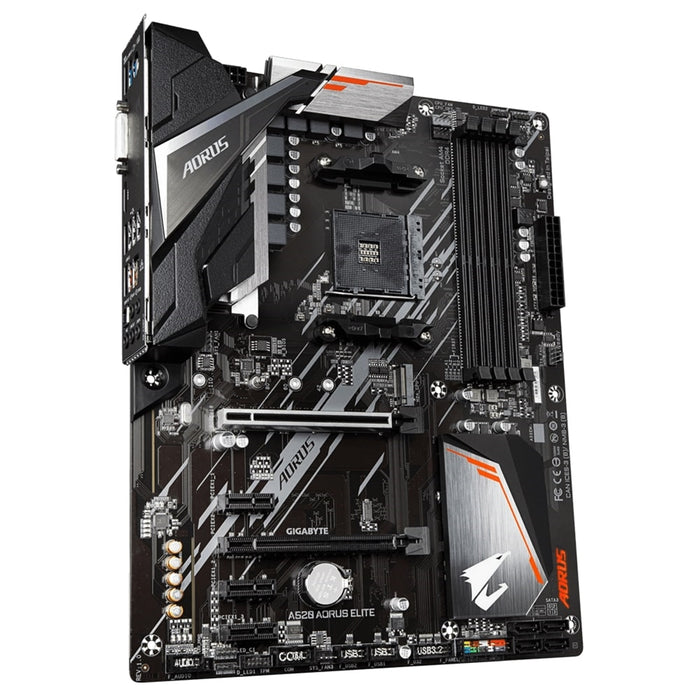 Gigabyte A520 AORUS ELITE (rev. 1.0)) AMD5 Socket Motherboard, ATX, 4x DDR5 Slots, 1x M.2 Socket,GbE LAN, 1 x DVI-D/1x HDMI Port-Motherboards-Gigante Computers