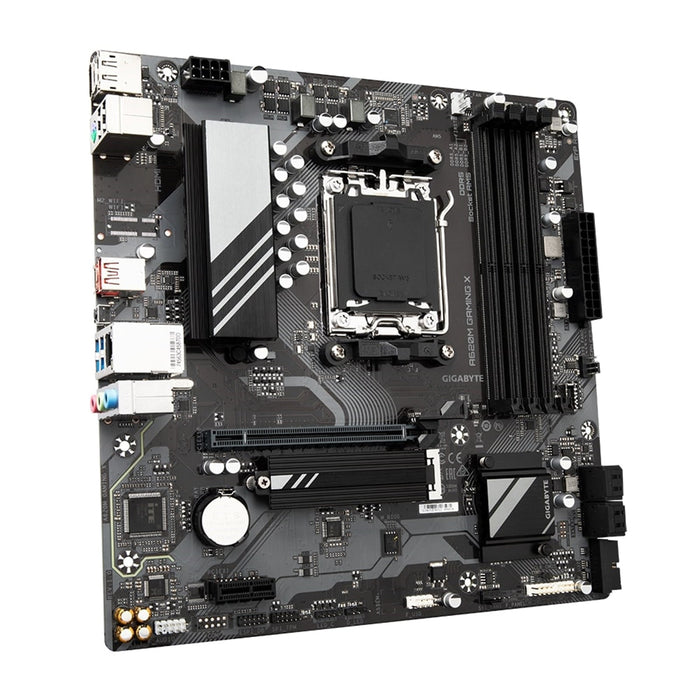 Gigabyte A620M GAMING X AMD AM5 Socket Motherboard, Micro-ATX, 4x DDR5 Slots, 1x M.2 Socket, 2x USB-C Port, GbE LAN, 1x DisplayPort / 1x HDMI Port-Motherboards-Gigante Computers