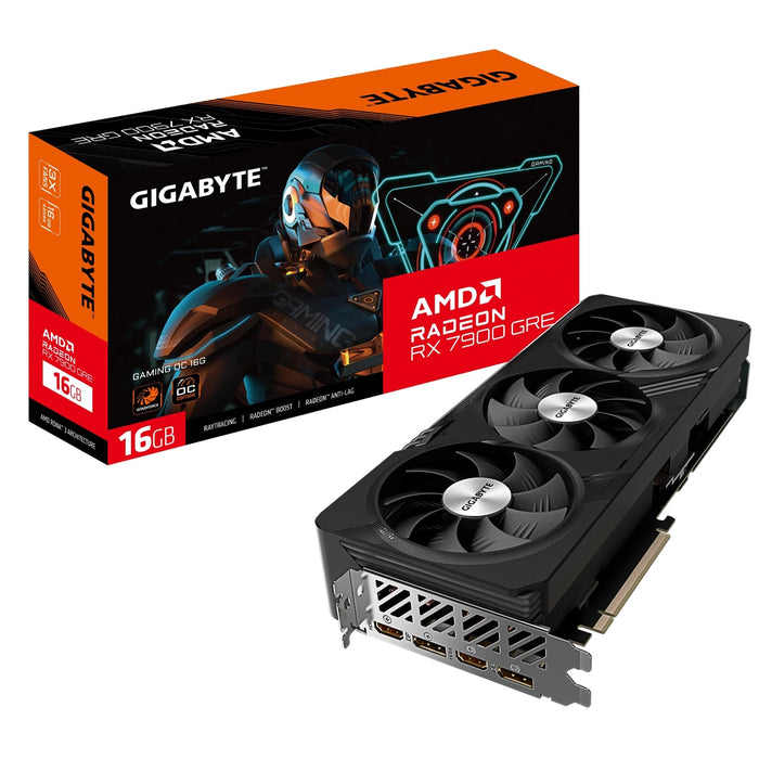 Gigabyte AMD Radeon RX 9070 GAMING OC 16G Graphics Card, 16GB GDDR6, 3584 Streams, TBD MHz Core Clock, Triple Fan, RGB, 3x DisplayPorts / 1x HDMI Port-Graphics Cards-Gigante Computers