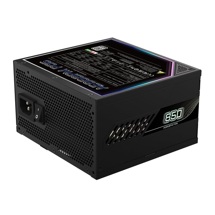 Gigabyte AORUS ELITE 850W PSU - Fully Modular, 80 PLUS Platinum, ATX 3.1, PCIe 5.0 Ready, 12VHPWR, Silent 120mm FDB Fan, 10-Year Warranty-Power Supplies-Gigante Computers