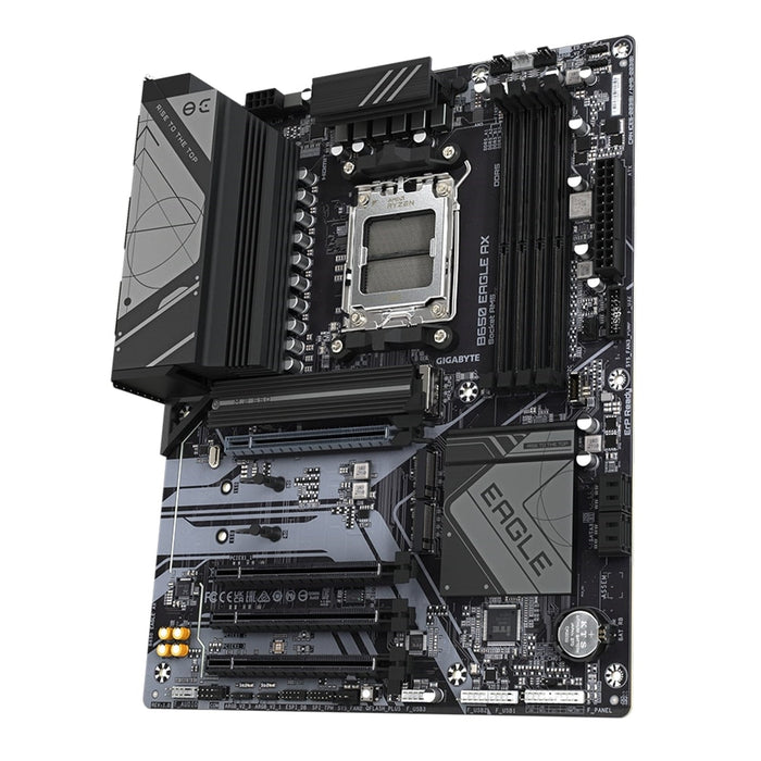 Gigabyte B650 Eagle AX DDR5 Motherboard, AMD Ryzen 7000/8000, ATX, 1 x PCI Express x16 slot, supporting PCIe 4.0 and running at x16, Realtek 1GbE LAN, HDMI/DisplayPort-Graphics Cards-Gigante Computers