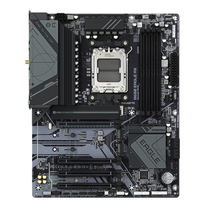 Gigabyte B650 Eagle AX DDR5 Motherboard, AMD Ryzen 7000/8000, ATX, 1 x PCI Express x16 slot, supporting PCIe 4.0 and running at x16, Realtek 1GbE LAN, HDMI/DisplayPort-Graphics Cards-Gigante Computers