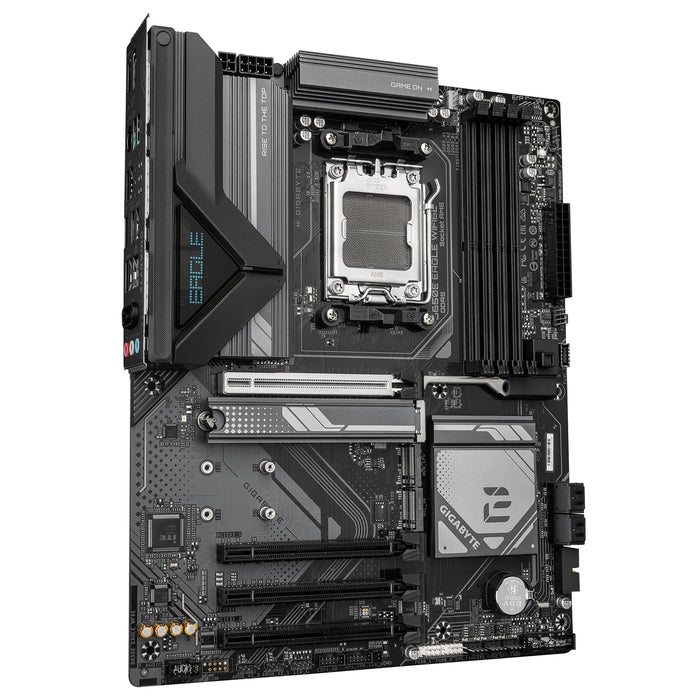 Gigabyte B650E EAGLE WIFI6E AMD AM5 Socket Motherboard, ATX, 4x DDR5 Slots, 3x M.2 Socket, Fitted I/O Shield, 2.5GbE LAN, Wi-Fi 6E, 1x DisplayPort / 1x HDMI Port-Motherboards-Gigante Computers