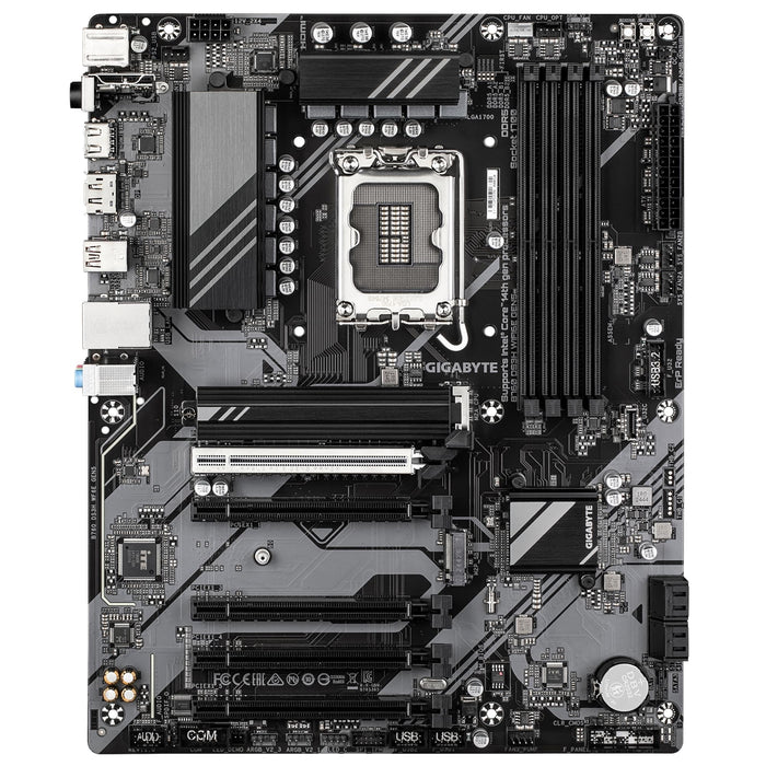 Gigabyte B760 DS3H WIFI6E GEN5 Intel 1700 Socket Motherboard, ATX, 4x DDR5 Slots, 2x M.2 Sockets, GbE LAN, Wi-Fi 6E, 1x DisplayPort / 1x HDMI Port-Motherboards-Gigante Computers