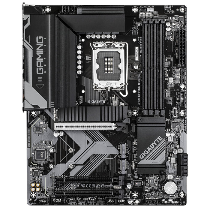 Gigabyte B760 GAMING X GEN5 Intel 1700 Socket Motherboard, ATX, 4x DDR5 Slots, 3x M.2 Socket, 2.5GbE LAN, 1x HDMI Port / 1x DisplayPort-Motherboards-Gigante Computers