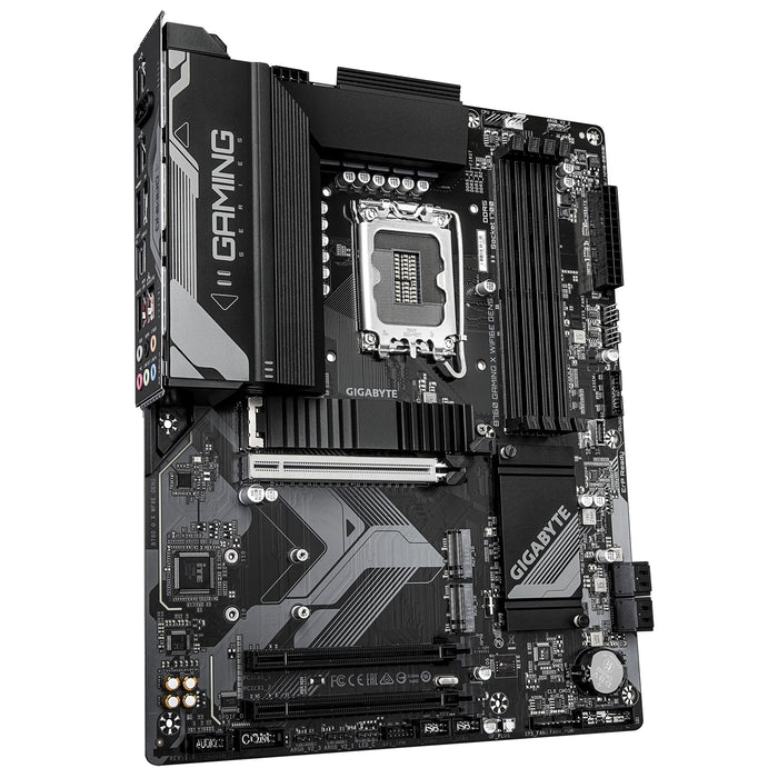 Gigabyte B760 GAMING X WIFI6E GEN5 Socket Motherboard, ATX, 4 x DDR5 Slots, 3 x M.2 Socket, GbE LAN, 2 x USB Type C, 1x HDMI Port/ 1 x Display Port-Motherboards-Gigante Computers