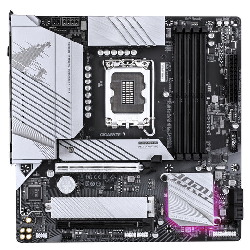Gigabyte B760M AORUS ELITE WIFI6E GEN5 Intel 1700 Socket Motherboard, Micro-ATX, 4x DDR5 Slots, 2x M.2 Socket, 2.5GbE LAN, 1x HDMI Port/ 1x DisplayPort-Motherboards-Gigante Computers