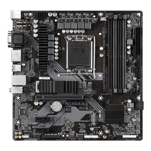 Gigabyte B760M DS3H DDR4 Motherboard, Intel Socket 1700, 12th/13th Gen, 1x PCIe 4.0 x16, 2 x PCIe 4.0 M.2, Micro ATX, USB Type-C, 2.5GbE LAN, HDMI, DisplayPort, Smart Fan 6, Q-Flash Plus-Motherboards-Gigante Computers