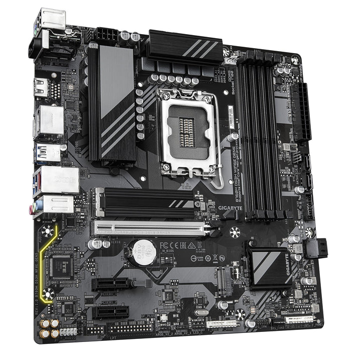 Gigabyte B760M DS3H WIFI6E GEN5 Intel 1700 Socket Motherboard, Micro-ATX, 4x DDR5 Slots, 2x M.2 Socket, 2.5GbE LAN, Wi-Fi 6E, 1x HDMI Port / 2x DisplayPort-Motherboards-Gigante Computers