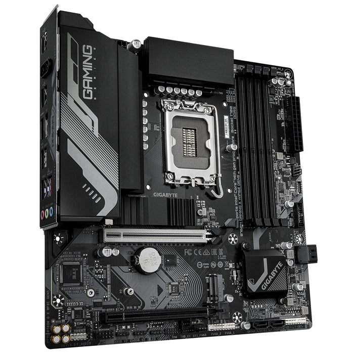 Gigabyte B760M GAMING X WIFI6E GEN 5 INTEL Socket Motherboard, Micro-ATX, 4 x DDR5 Slots, 2x M.2 Socket, GbE LAN, 1 x USB Type C, 1x HDMI Port/ 1 x Display Port-Motherboards-Gigante Computers