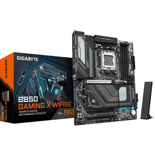 Gigabyte B850 GAMING X WIFI6E AMD AM5 Socket Motherboard, ATX, 4x DDR5 Slots, 3x M.2 Sockets, 2x USB-C Port, Fitted I/O Shield, 2.5GbE LAN, Wi-Fi 6E, 1x DisplayPort / 1x HDMI Port-Motherboards-Gigante Computers