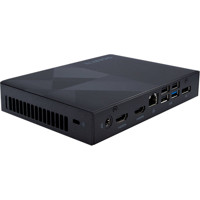 Gigabyte BRIX (GB-BN1P-N200) Barebone Kit, Intel Pentium N200 3.2GHz Quad Core CPU, 1 x DDR4 3200 SO-DIMM Slot, 2 x M.2 Slots, Wireless AX & Bluetooth 5.2-Pre-built systems-Gigante Computers