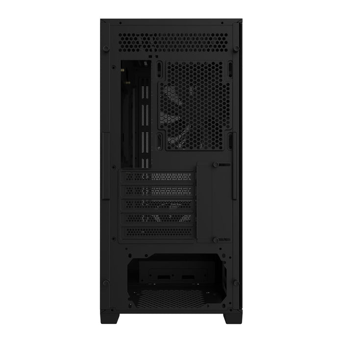 Gigabyte C102 GLASS Mid Tower PC Case - Black, Tempered Glass Side Panel, Optimized Airflow, Dual USB 3.0 Ports, Supports Liquid Cooling Up to 360mm-Cases-Gigante Computers