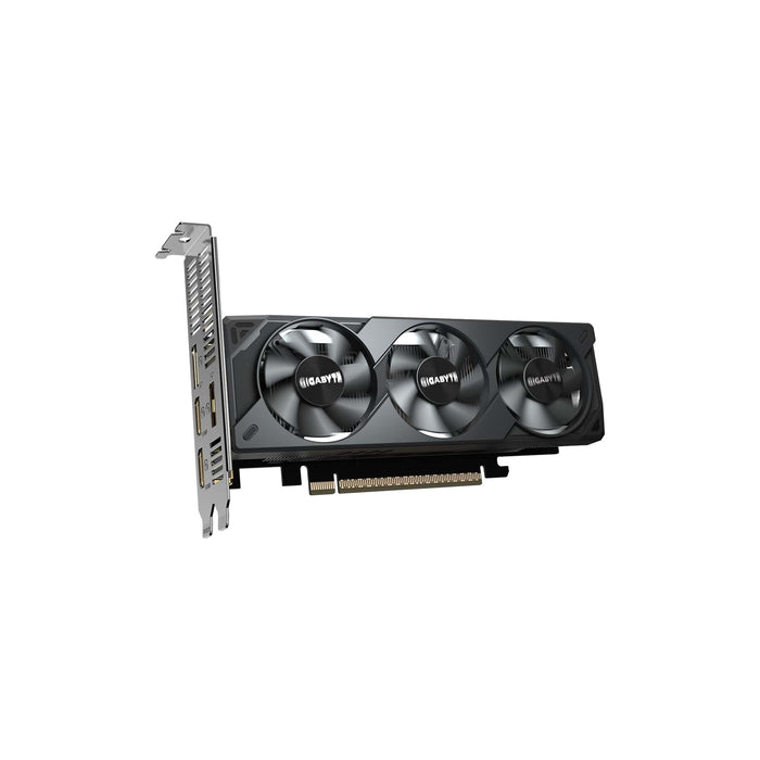 Gigabyte (GV-N5050OC-8GL) GeForce RTX 5050 OC Low Profile 8G, GDDR6 Graphics Card, 2560 Cuda Core, 2587MHz Core Clock, Triple Fan, 2x DisplayPorts / 2x HDMI Ports-Graphics Cards-Gigante Computers