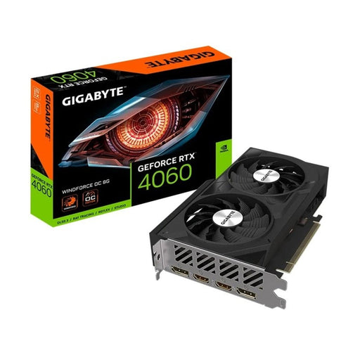 Gigabyte GeForce RTX 4060 WINDFORCE OC 8GB Graphics Card-Graphics Cards-Gigante Computers