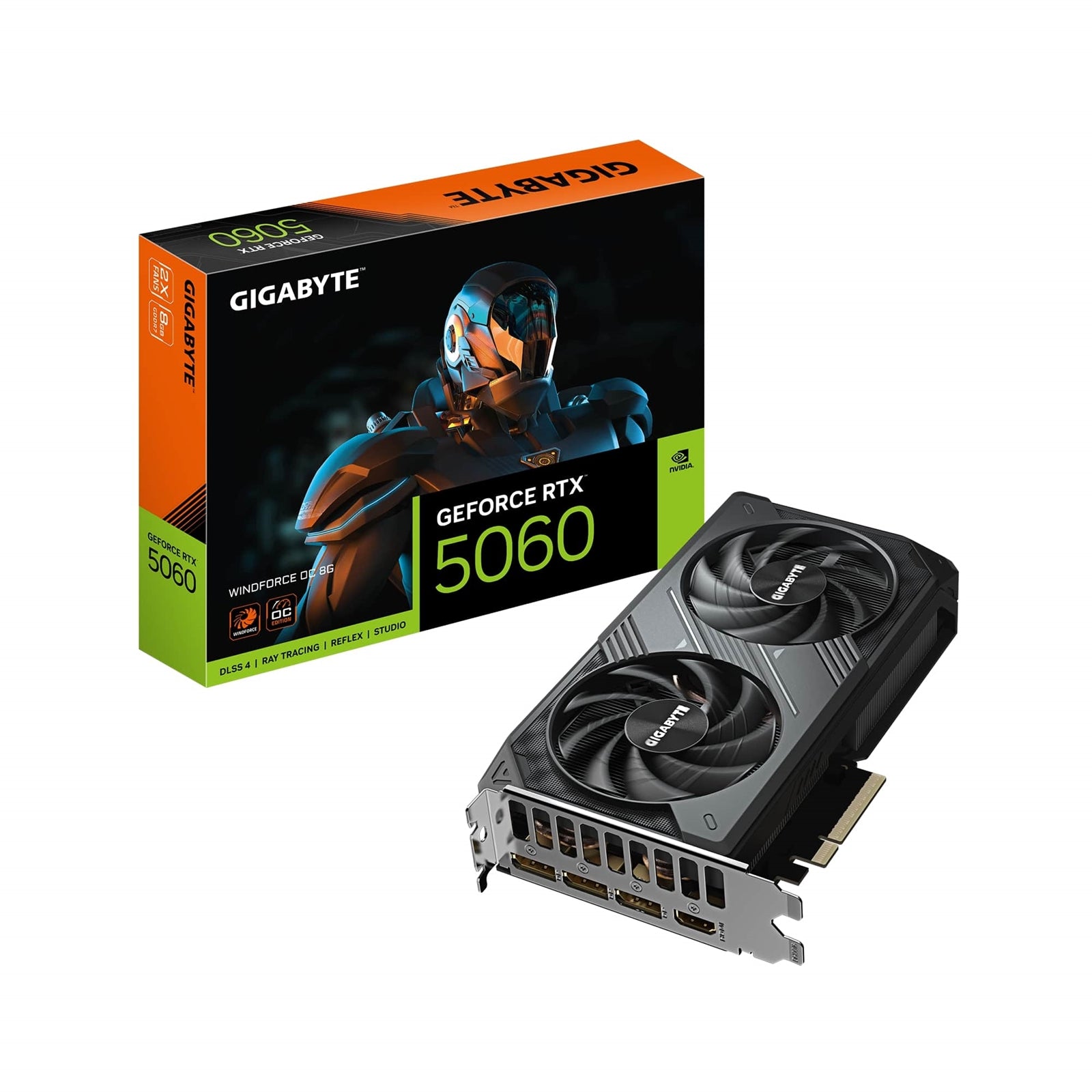 Gigabyte GeForce RTX 5060 WINDFORCE OC 8GB Graphics Card | Gigante