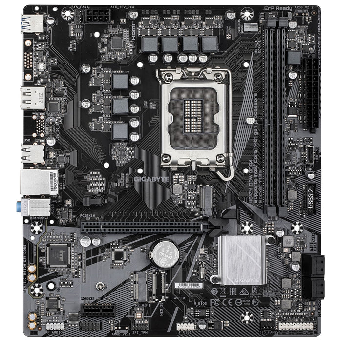 Gigabyte H610M D3W DDR4 Intel 1700 Socket Motherboard, Micro-ATX, 2x DDR4 Slots, 1x M.2 Socket, GbE LAN, 1x DisplayPort / 1x HDMI Port-Motherboards-Gigante Computers