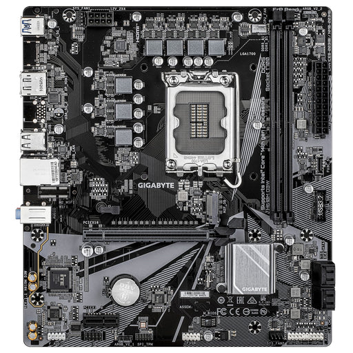 Gigabyte H610M D3W (Rev. 1.1) Intel 1700 Socket Motherboard, Micro-ATX, 2x DDR5 Slots, 1x M.2 Socket, GbE LAN, 1x DisplayPort / 1x HDMI Port-Motherboards-Gigante Computers
