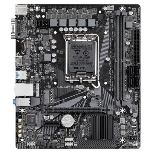 Gigabyte H610M H V3 DDR4 Intel 1700 Socket Motherboard, Micro-ATX, 2x DDR4 Slots, 1x M.2 Socket, 1x D-Sub / 1x HDMI Port-Motherboards-Gigante Computers