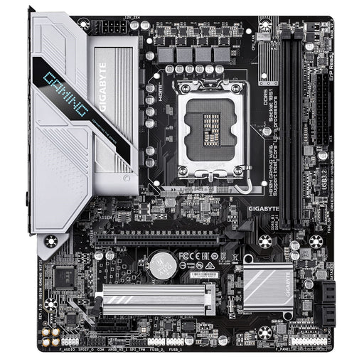 Gigabyte H810M GAMING WIFI6 Intel 1851 Socket Motherboard, Micro-ATX, 2x DDR5 Slots, 1x M.2 Socket, Fitted I/O Shield, 2.5GbE LAN, WiFi 6, 1x DisplayPort / 1x HDMI Port-Motherboards-Gigante Computers