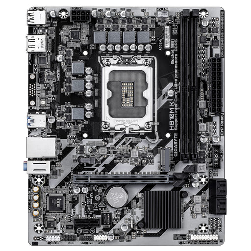 Gigabyte H810M K Intel 1851 Socket Motherboard, Micro ATX, 2x DDR5 Slots, 1x M.2 Socket, GbE LAN, 1x DisplayPort / 1x HDMI Port-Motherboards-Gigante Computers