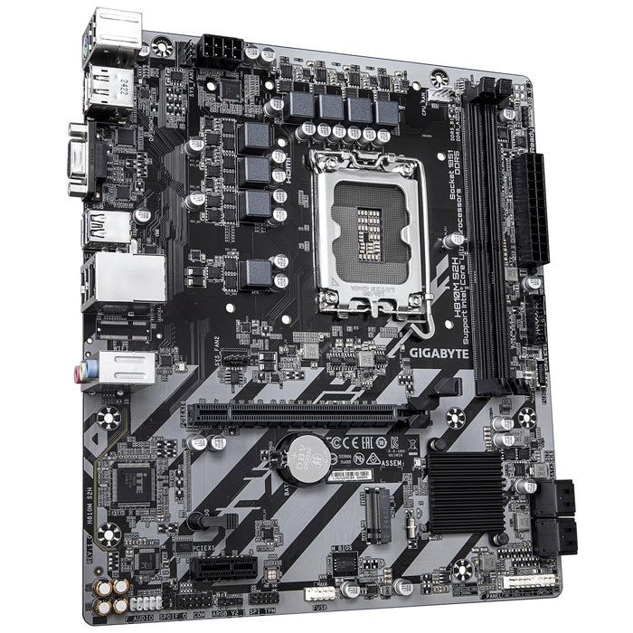 Gigabyte H810M S2H Intel 1851 Socket Motherboard, Micro-ATX, 2x DDR5 Slots, 1x M.2 Socket, GbE LAN, 1x D-Sub / 1x DisplayPort / 1x HDMI Port-Motherboards-Gigante Computers