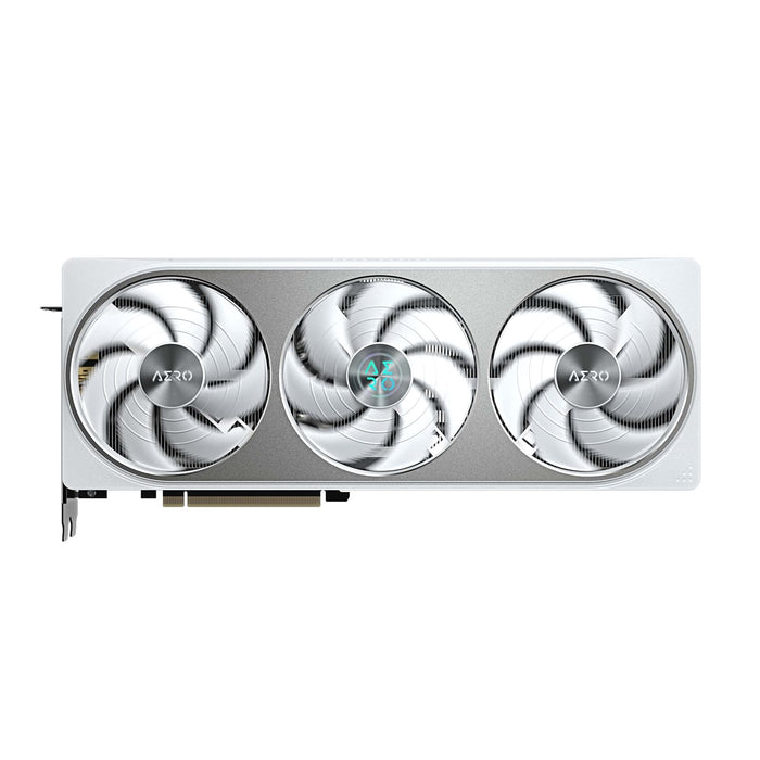 Gigabyte NVIDIA GeForce RTX 5070 AERO OC 12G Graphics Card, 12GB GDDR7, 6144 CUDA Cores, 2625 MHz Core Clock, Triple Fan, White, RGB, 3x DisplayPorts / 1x HDMI Port-Graphics Cards-Gigante Computers