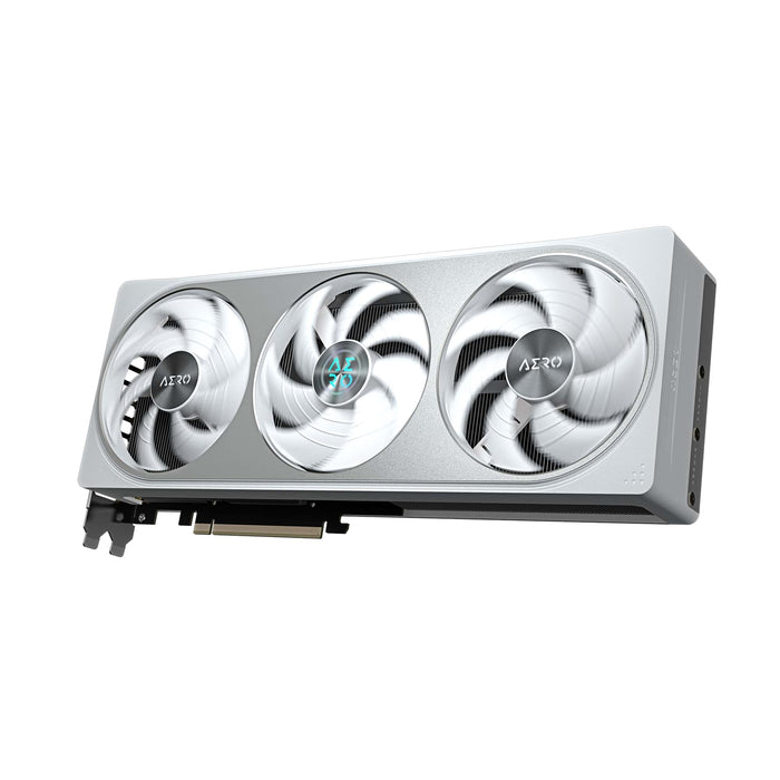 Gigabyte NVIDIA GeForce RTX 5070 AERO OC 12G Graphics Card, 12GB GDDR7, 6144 CUDA Cores, 2625 MHz Core Clock, Triple Fan, White, RGB, 3x DisplayPorts / 1x HDMI Port-Graphics Cards-Gigante Computers