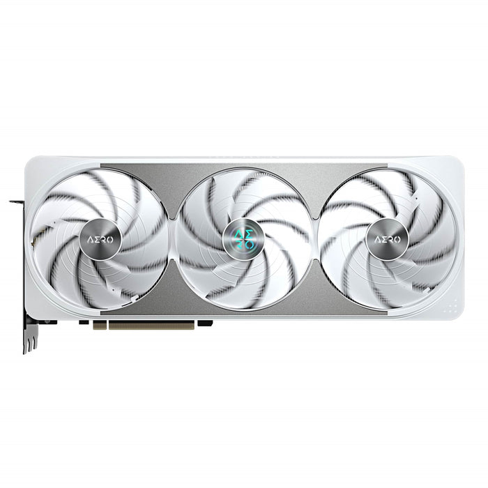 Gigabyte NVIDIA GeForce RTX 5070 Ti AERO OC 16G Graphics Card, 16GB GDDR7, 8960 CUDA Cores, ????? MHz Core Clock, Triple Fan, White, RGB, 3x DisplayPorts / 1x HDMI Port-Graphics Cards-Gigante Computers