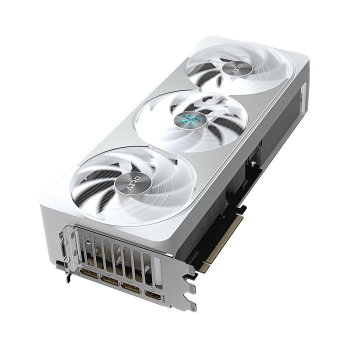 Gigabyte NVIDIA GeForce RTX 5070 Ti AERO OC 16G Graphics Card, 16GB GDDR7, 8960 CUDA Cores, ????? MHz Core Clock, Triple Fan, White, RGB, 3x DisplayPorts / 1x HDMI Port-Graphics Cards-Gigante Computers