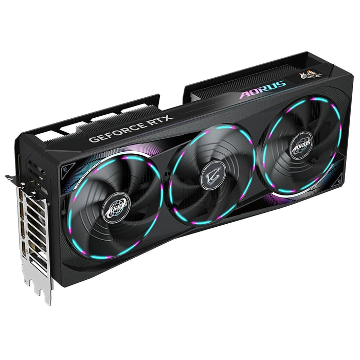 Gigabyte NVIDIA GeForce RTX 5070 Ti AORUS MASTER 16G Graphics Card, 16GB GDDR7, 8960 CUDA Cores, ???? MHz Core Clock, Triple Fan, RGB, 3x DisplayPorts / 1x HDMI Port-Graphics Cards-Gigante Computers
