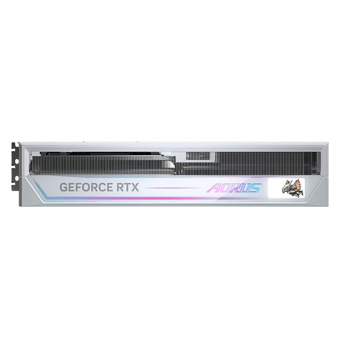 Gigabyte NVIDIA GeForce RTX 5090 AORUS STEALTH ICE 32G Graphics Card, 32GB GDDR7, 21760 CUDA Cores, 2655 MHz Core Clock, Triple Fan, White, RGB, 3x DisplayPorts / 1x HDMI Port-Graphics Cards-Gigante Computers